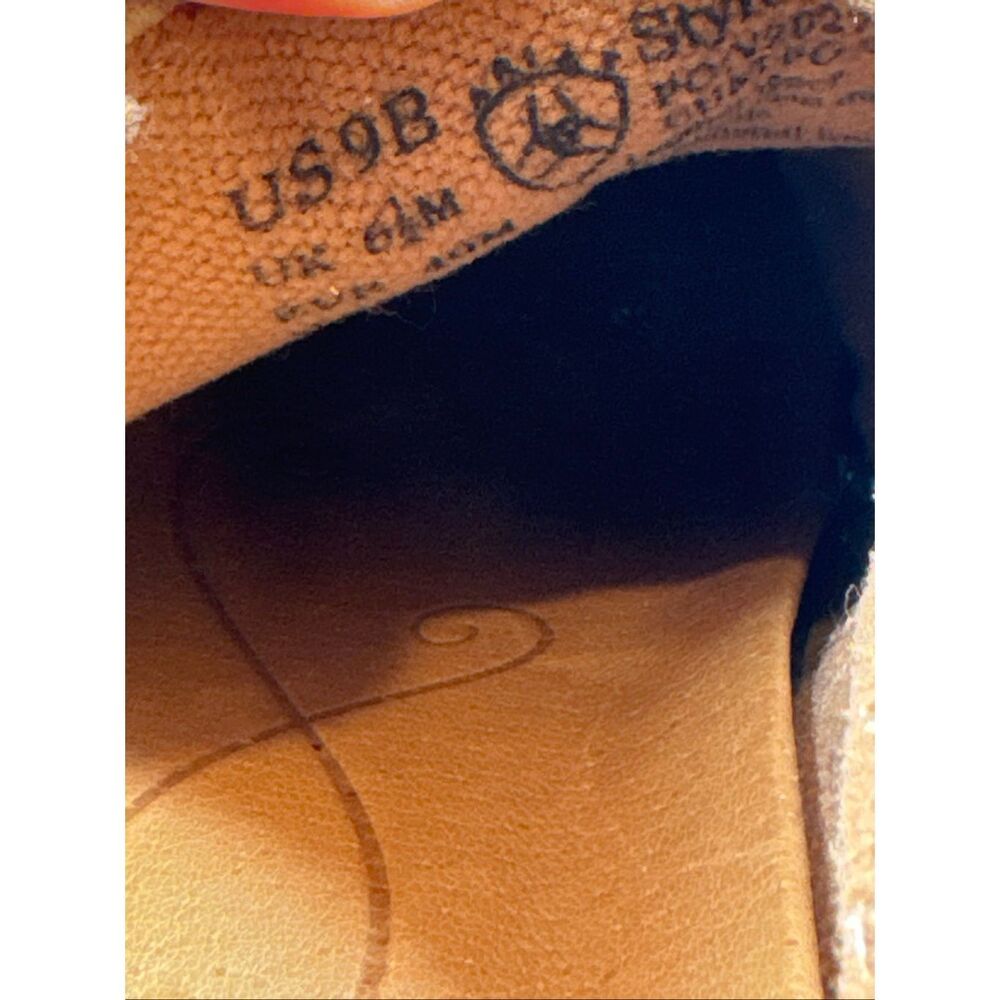 Ariat Safety Clog Western Leather Suede Mules Women's Size 9 B - Picture 6 of 6
